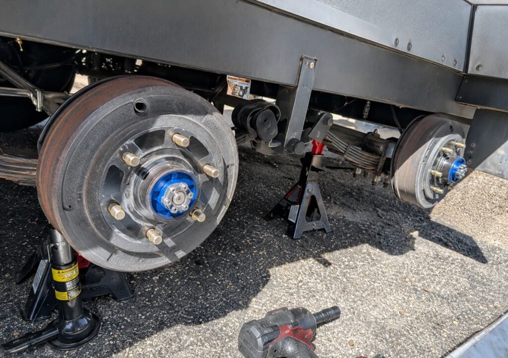 mobile caravan weighing NSW